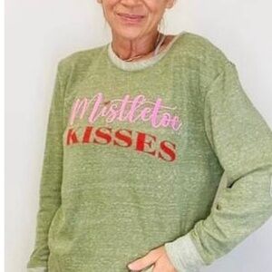 Mistletoe Kisses Lightweight Sweatshirt